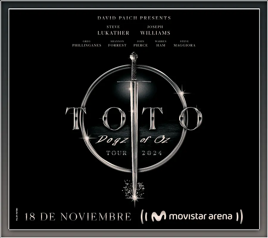 Banda TOTO Rock Conciertos Bogotá Movistar Arena Música Colombia entretenimiento noticias noviembre 2024 eventos musicales que hacer en bogota 