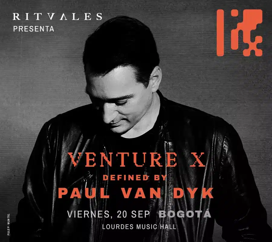 Paul Van Dyk Bogotá VENTURE X concierto música electrónica trance house progressive techno evento EDM entradas espectáculo septiembre 2024