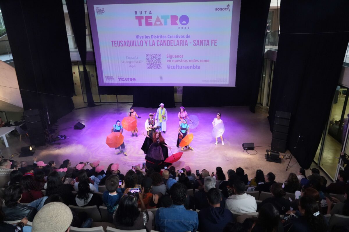 Ruta Teatro en Bogotá, recorrido cultural por salas y escenarios de artes escénicas durante la programación de febrero 2026.