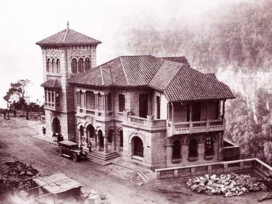 Casa antigua del Salto del Tequendama, antes era una estación de tren.